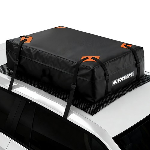 Large Foldable Car Roof Bag Waterproof Roof Box Roof Luggage Box for Car Travel - Picture 1 of 17