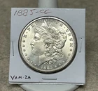 1885-CC Morgan Dollar - VAM-2A - UNC - Very Light Old Cleaning - Still Lustrous