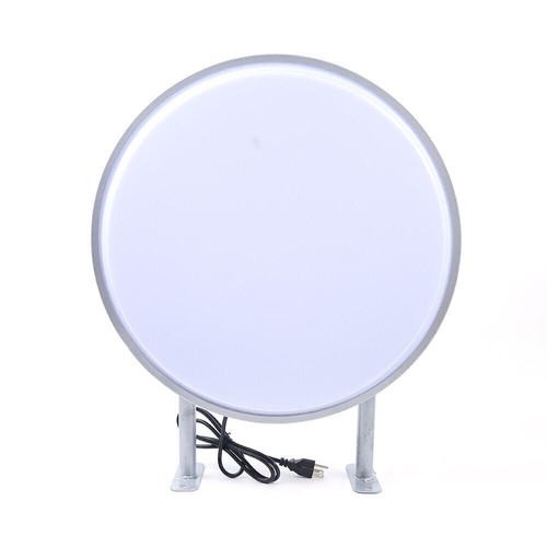 Led Leuchtkasten Rund Doppelseitig 50cm Leuchtreklame Nasenschild Leuchtschild - Bild 7 von 9