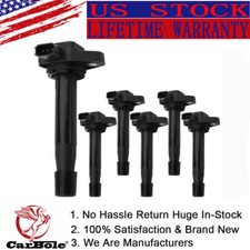6 Ignition Coils For Acura CL EL RL TL Tl MDX Honda Accord Civic Odyssey UF242