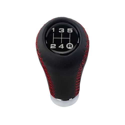 Universal Leather Manual Auto 5 Speed Gear Stick Shift Knob Shifter Lever Cover - Picture 12 of 12