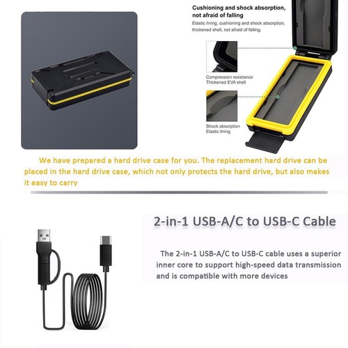 M.2 SATA M.2 NVMe Duplicator Portable 2 Bay Offline Clone Docking Station - Afbeelding 2 van 6