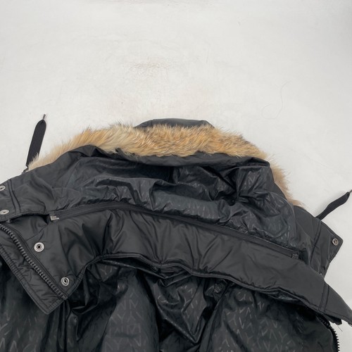 Marc New York Men's S Stowaway Hooded Parka down filled Genuine Fur Trim puffer - Picture 11 of 15