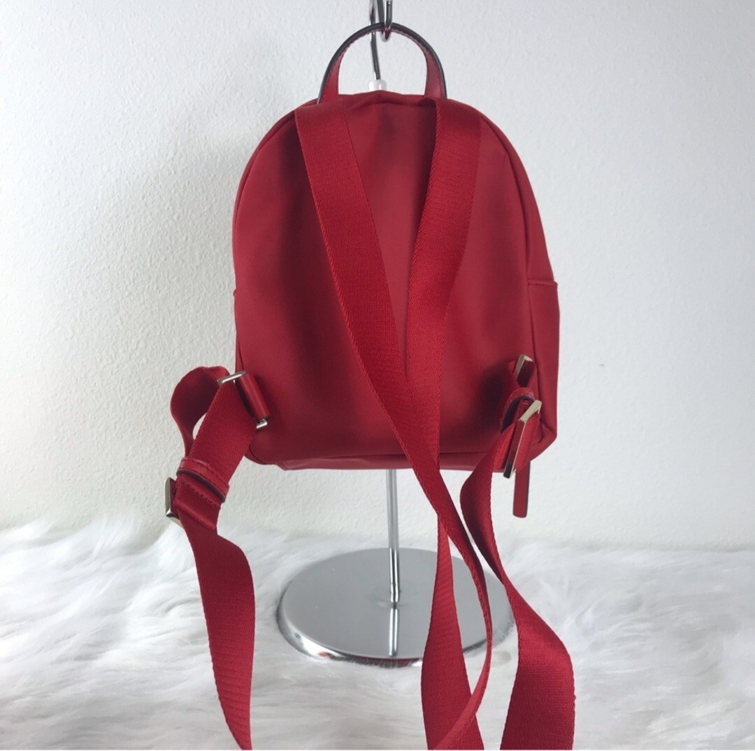 Kate Spade Watson Lane Hartlay Bagpack Red Small Size 9 display picture 1