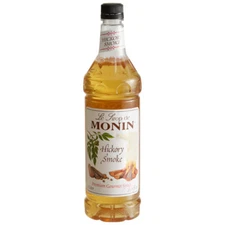 Monin Premium Hickory Smoke Flavoring Syrup 1 Liter 544SYPFR213F