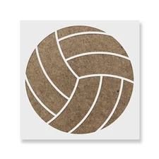 Volleyball Stencil - Durable & Reusable Mylar Stencils