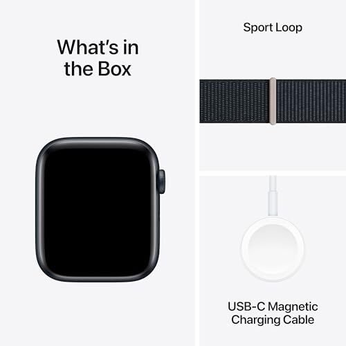Apple Watch SE 2nd Gen (GPS+Cellular) 44mm Alum Case w/ Midnight Sport Loop - Picture 5 of 6