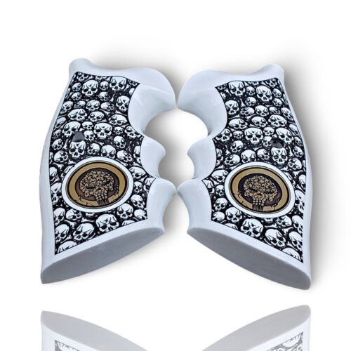 White Plexiglass Colt Python Grips – Limited Edition Luxury Art Collection - Picture 9 of 36