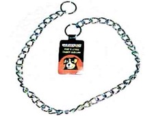  12 Dog Steel Choke Collar Dog Chain Training Heavy Duty 24,26 or 28