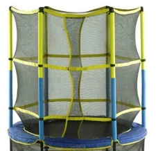 Upper Bounce-55 in. Kid-Friendly Trampoline and Enclosure Set Equipped with Easy