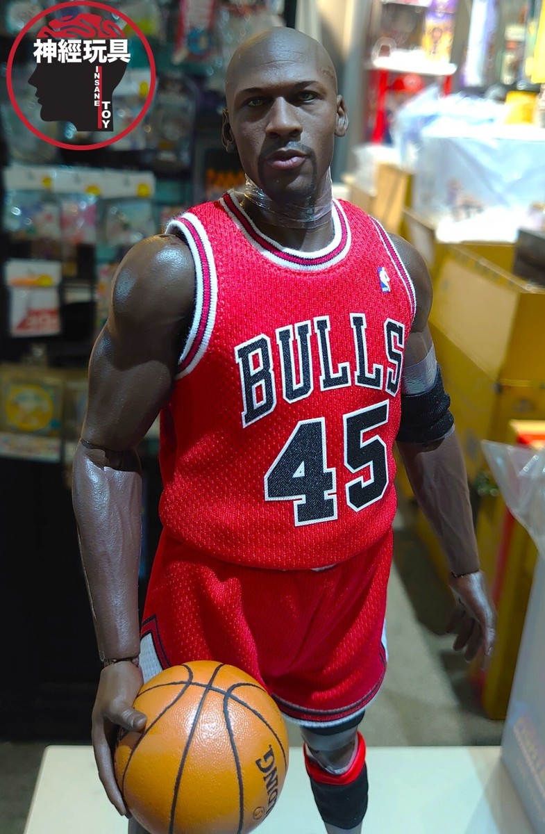 ENTERBAY NBA 1/6 Micheal Jordan I'M Back Bulls #45 & #12 Re
