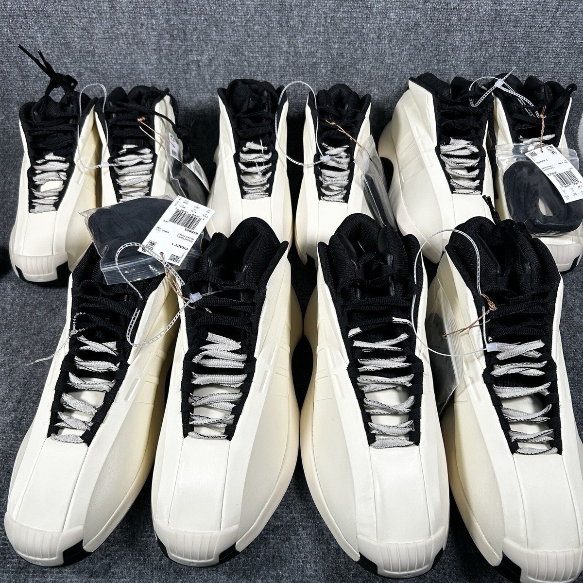 Adidas Crazy 1 'Wonder White' Halo Ivory Core Black Kobe Bryant