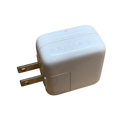 OEM Apple 12W USB Power Adapter Wall Charger A1401 for Apple iPad