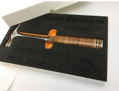 Personalisiertes Geschenk Estwing E20S (gerade) Ledergriff Hammer in Geschenkbox