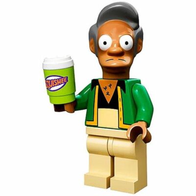 mi LEGO Collectible Minifigs - Rare - Simpsons Series 1 71005 - Apu