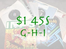 $1 45s - Mixed Genres &Years G - EX - Flat $5.00  Shipped -GHI
