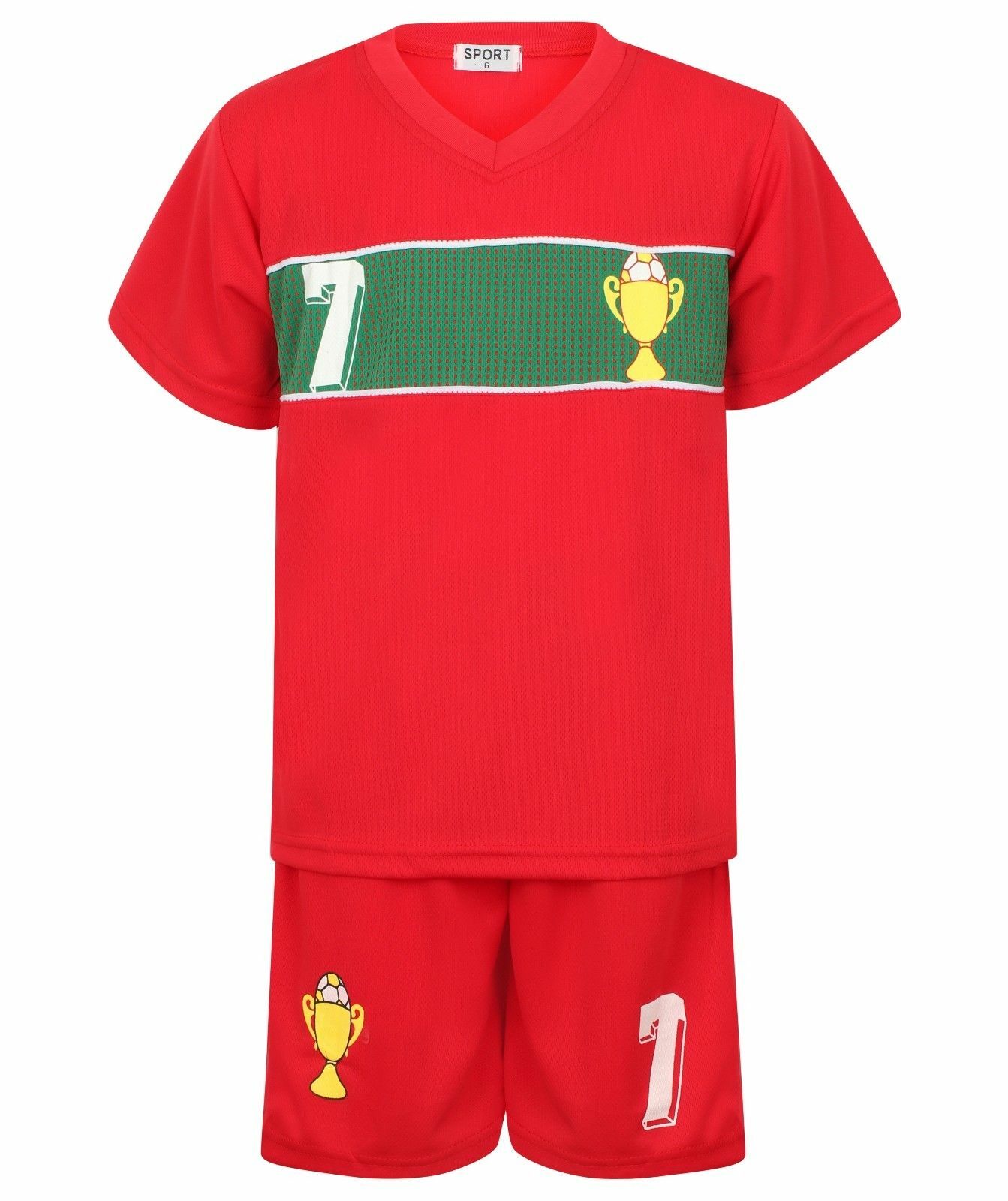 BOYS N GIRLS FOOTBALL KIT SHORT SETS 2-14 years  #FOOTBALL