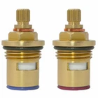 Ceramic Tap Cartridge Valve Disc Insert Quarter Turn Small 1/2" 20 spline 43mm