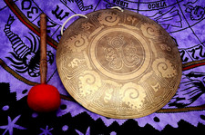 Tibetan Gong-7 Chakra Healing handmade gong-18 inches Diameter-Meditation Gong