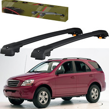 For Kia Sorento 2002-2009  (Black) Aluminium Roof Racks Cross Bars