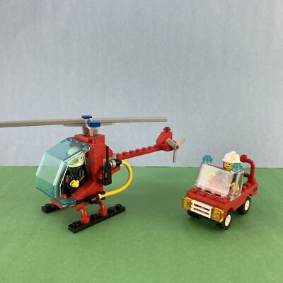 LEGO 6531 Flame Chaser And LEGO 6505 Fire Chief s Car Classic Town