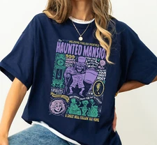 Retro Haunted Mansion Foolish Mortals Halloween Unisex Adult Kid Shirt 5924799