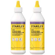 Stanley A601 Ultimate Grab Premium Wood Glue, 13.5 oz  2 Pack
