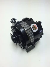CHEVROLET, OLDSMOBILE, PONTIAC MINI 1 WIRE HO BLACK POWDER COAT ALTERNATOR 105 A