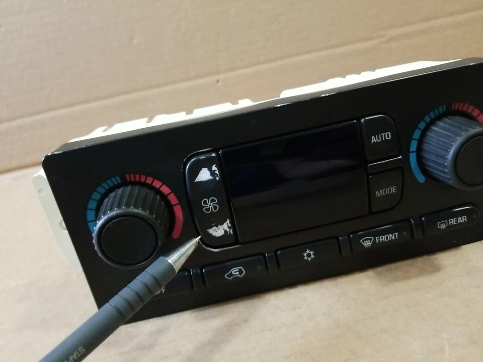 GMC ENVOY BRAVADA TRAILBLAZER BUICK 2002-2005 UNIDAD DE CONTROL DE CLIMA ORIGINAL 15085358 Foto 3 de 4