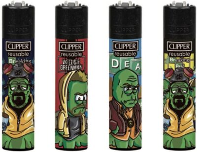4er Set Clipper Feuerzeuge  - Masterchef - 347