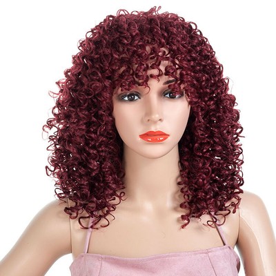 Lace Front Wig Curly Long Layered Nature Spiral Curls Woman Full