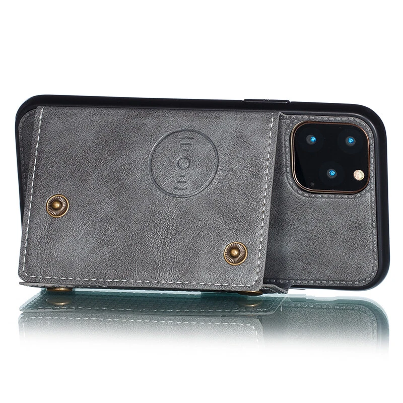 Phone Case Cover For iPhone XR  8P 11 12 13 Pro Max SE2 Car Magnetic Card Holder - Image 4 of 4