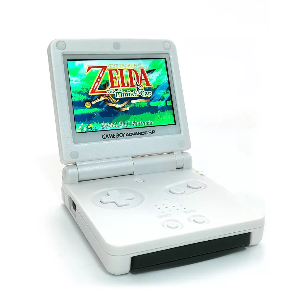 Game Boy Advance SP IPS V2 LCD Screen Kit (White)