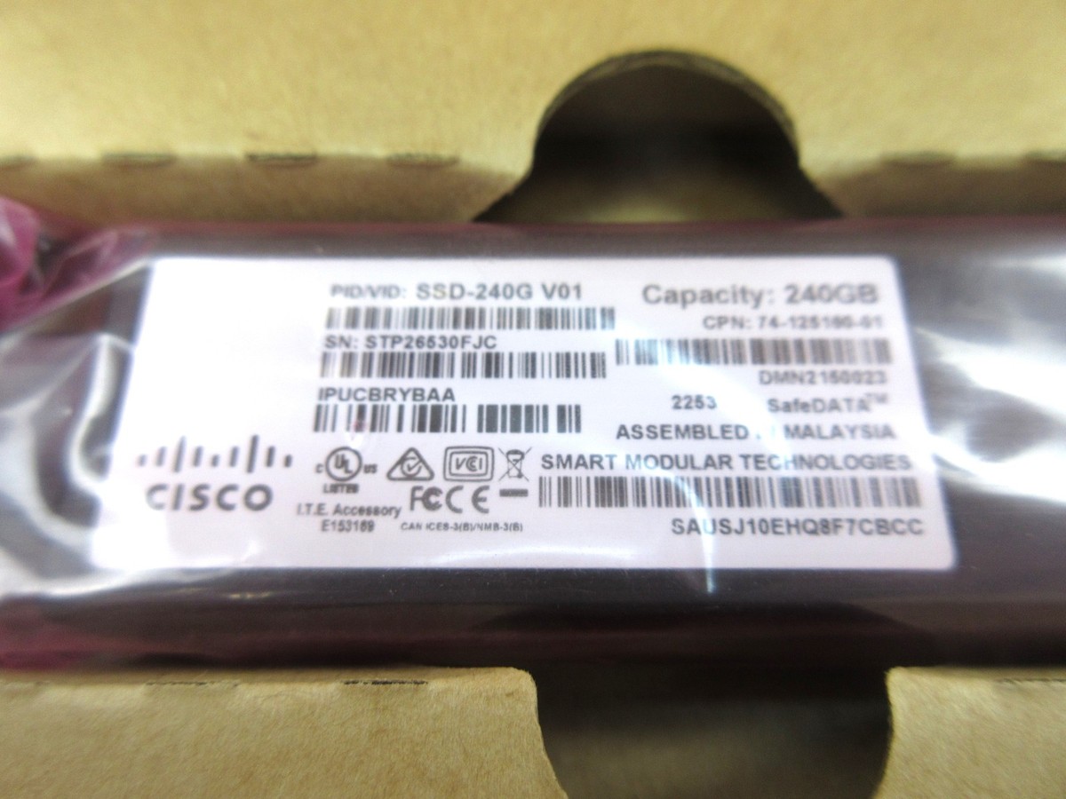Cisco - Cisco SSD-240G= Unit&agrave; SSD Da 240 GB