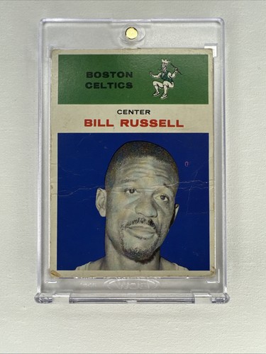 1961-62 Fleer Bill Russell #38 Boston Celtics HOF 🔥 Rare!