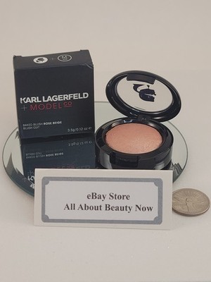 Karl Largerfeld + Model CO Baked Blush ROSE BEIGE 0.12 oz Full Size New In Box