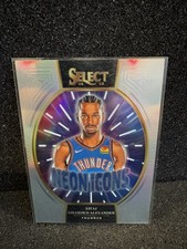 2024-25 Panini Select - Neon Icons Shai Gilgeous-Alexander #10 Silver Prizm