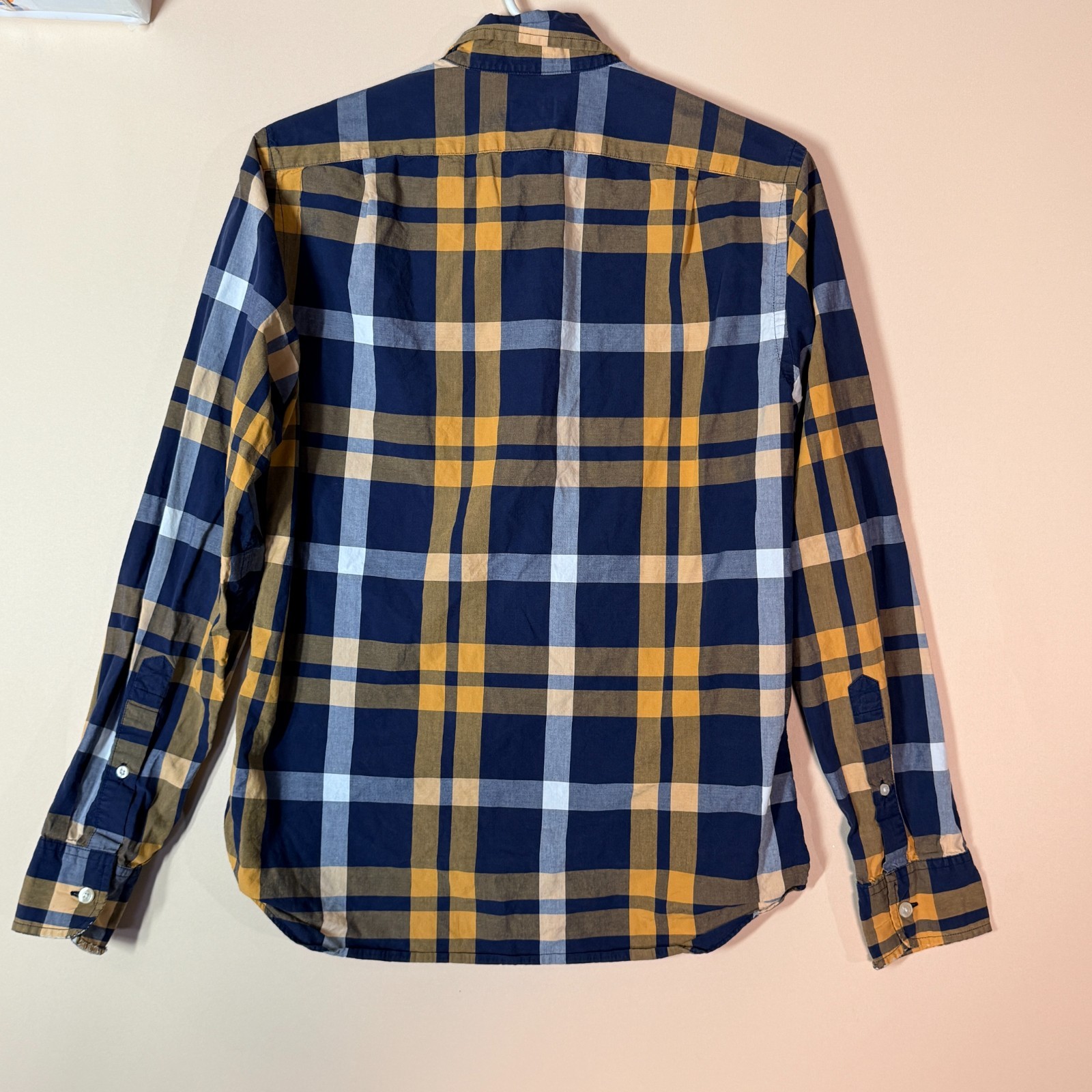 J.CREW Button Up Button Down Blue Plaid Work Shir… - image 2