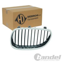 Diederichs KÜHlergrill Niere Chrom/Schwarz Links Passend FüR BMW 5Er | 1224041