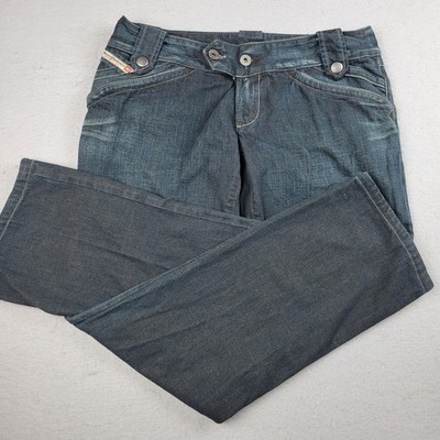Diesel Moonie Jeans Womens 30x29 (Actual) Low Rise Made in Italy Y2K 