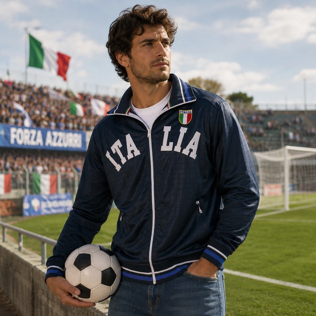 Italia Blue Coats, Jackets & Vests for Men for Sale | Shop New