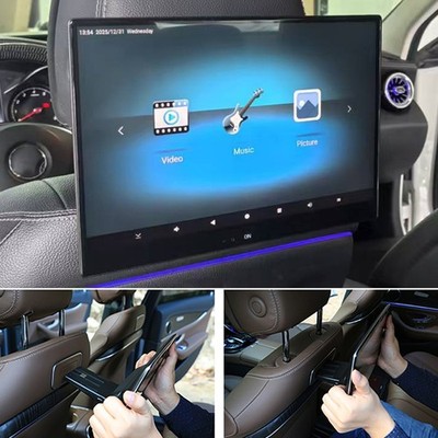 2027 Latest UI Style Android 16.0 4K TV Rear Seat Screen For Mercedes AMG G63