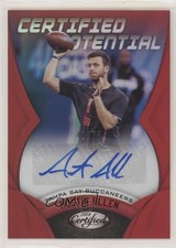 2018 Certified Potential Signatures Mirror Red /75 Austin Allen #CPS-AA Auto 0q3