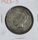 1923 S Peace US Silver Dollar - 90% Silver US Coin