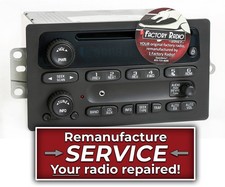 Remanufacture Aux Mod Service For 2003-05 Chevy Gmc Truck Radio Amfm Cd Player