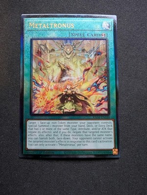 Metaltronus 1st Edition Prismatic Ultimate Rare RA04-EN100 Yu-Gi-Oh!
