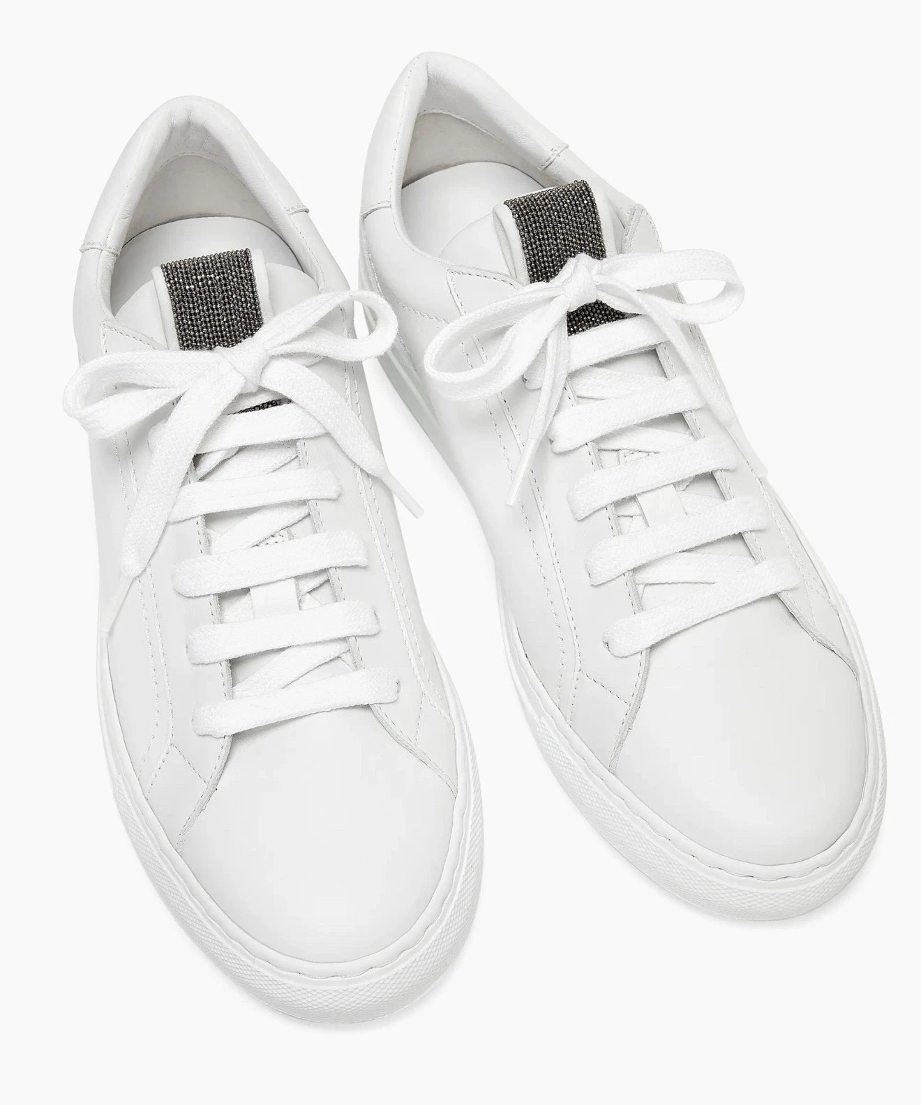 Brunello Cucinelli — Brunello Cucinelli Leather Low-Top Sneakers EU 37 US 7