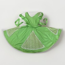 Vintage DeLoris Lime Green Square Dance Dress Full Circle Rockabilly