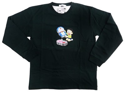 Doraemon Uso800 Long Sleeve T-Shirt Green Size S Graniph