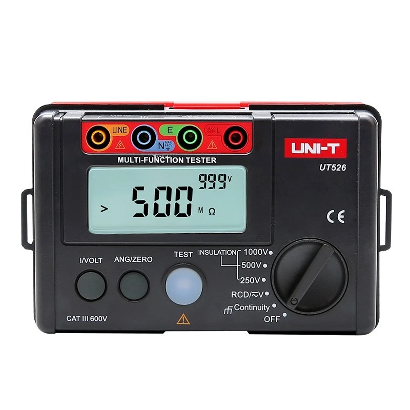 UNI-T UT526 Megger Digital Electrical Insulation/Earth Resistance RCD Tester - Image 2 of 4